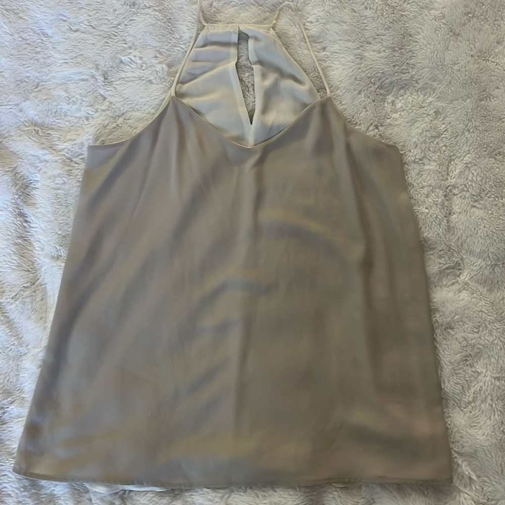 Express Women’s Beige Sleeveless Top Size M